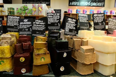 Lush cosmetics has announced it is ditching its social media channels. Pawan Singh / The National