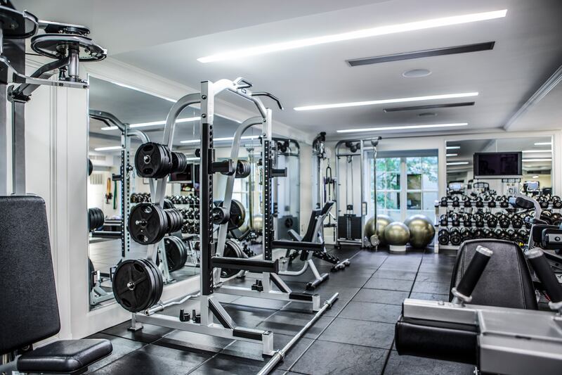 The gym in The Mark Hotel, NYC.