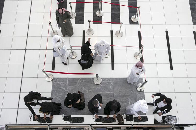 Private sector companies must meet mid-year Emiratisation targets by Friday. The National