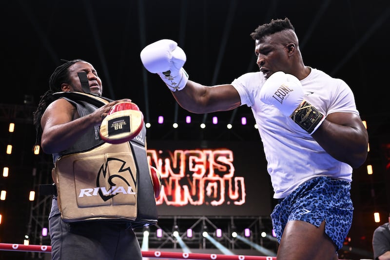 The 10-round, non-title fight will mark Ngannou’s first foray in professional boxing. Getty Images