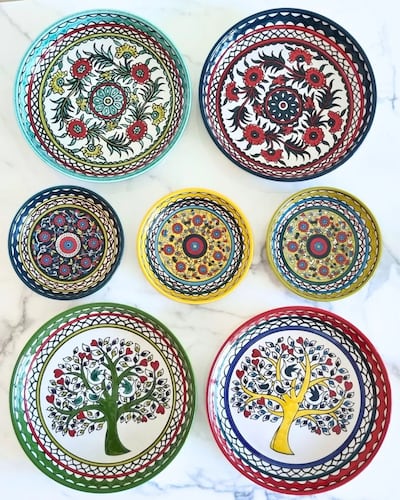 Fyrouzi stocks handmade ceramics from Palestine. Photo: @fyrouzi / Instagram