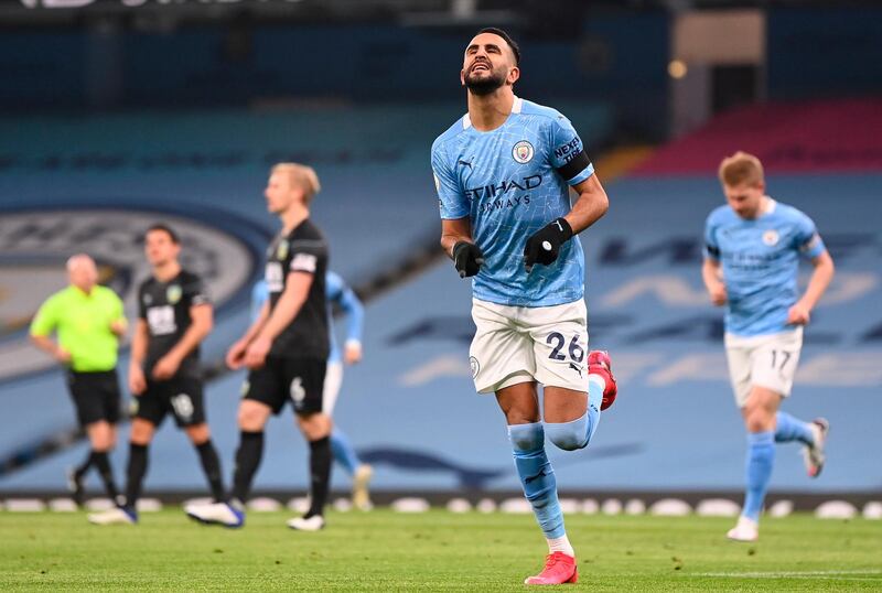 Riyad Mahrez  - 9. The Algeria captain was keyed in right from the first whistle, and struck his first hat-trick for City with two sweet left footed finishes and a header. EPA