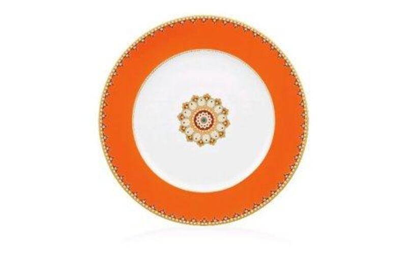 Buffet plate in Mandarin orange. Courtesy of Villeroy & Boch