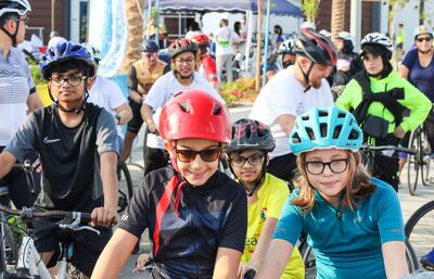 Al Hudayriyat Island is hosting the inaugural FAB Cycling Festival. Photo: FAB Cycling Festival