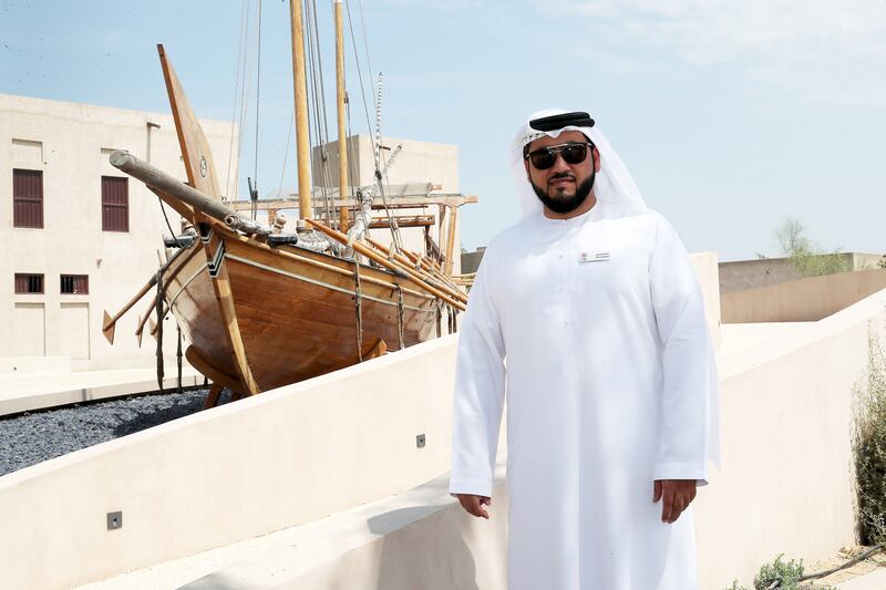 Abdalla Al Obeidli, acting manager at Al Shindagha Museum says it is a 'museum from society to society'. Pawan Singh / The National