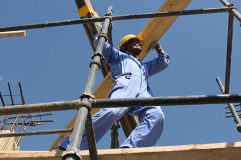 New guidelines laid down by the Abu Dhabi Municipality to protect workers at construction sites will take effect next week.