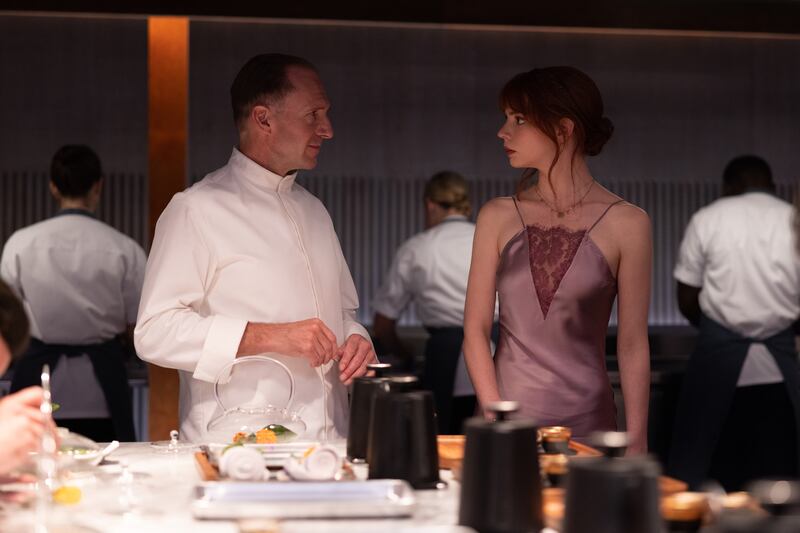 Ralph Fiennes and Anya Taylor-Joy in 'The Menu'. Photo: Searchlight Pictures / 20th Century Studios