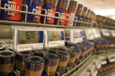 Technology such as electronic shelf tags means that if demand spikes, a store can increase the price of chilli pepper in less time than it takes to sneeze. Wikimedia Commons