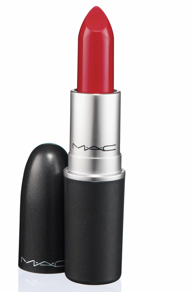 A handout photo of Satin Mac Red lipstick (Courtesy: MAC Cosmetics)