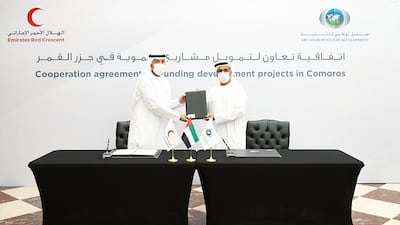 Emirates Red Crescent and Abu Dhabi Fund for Development have teamed up for a project to help development in Comoros. ADFD