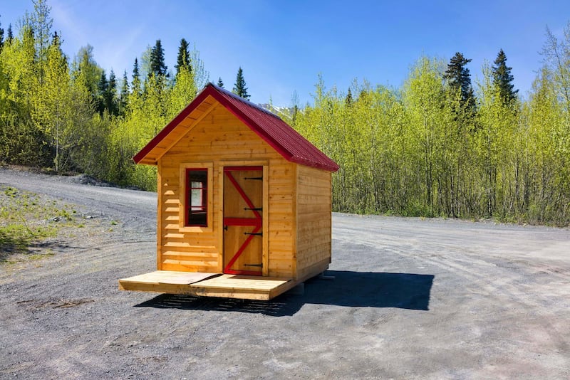 Mandatory Credit: Photo by Design Pics Inc/Shutterstock (9683350a)
Tiny House ready for transport, near Kenai Alaska, United States of America
VARIOUS