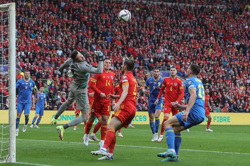 WALES RATINGS: Wayne Hennessey - 10, Held on to Ruslan Malinovskyi’s early free-kick well and continued to impress, dealing with a number of threatening shots from Oleksandr Zinchenko as well as bravely reaching Roman Yaremchuk’s pass ahead of Viktor Tsygankov. Vitally stopped Tsygankov’s shot with his feet, then made an outstanding save to deny Artem Dobvyk.

AFP