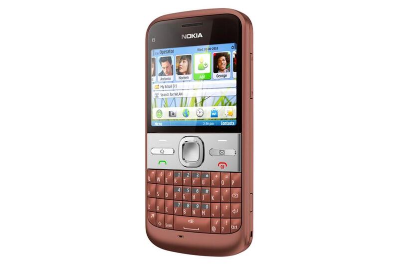 5 - Nokia E5. Courtesy Nokia