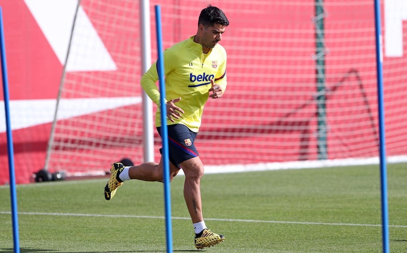 Luis Suarez on the run