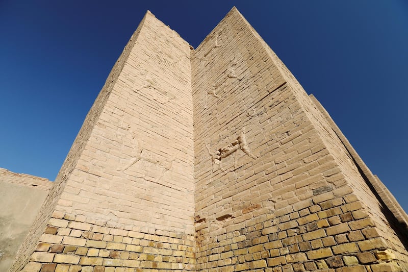 A view of the ancient city of Babylon near Hilla, Iraq.  Reuters