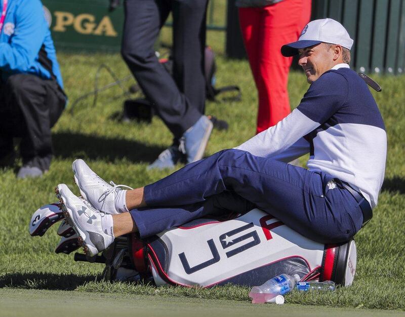 Jordan Spieth is part of Team USA aiming to win the Ryder Cup at Hazeltine Golf Club this weekend. Erik S Lesser / EPA