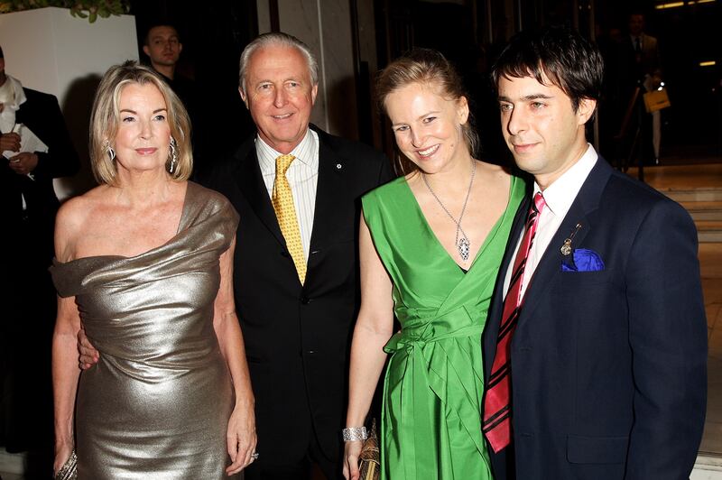 7: Guy, George, Alannah (second right) and Galen (second left, above) Weston and family - £14.5 billion. Getty Images