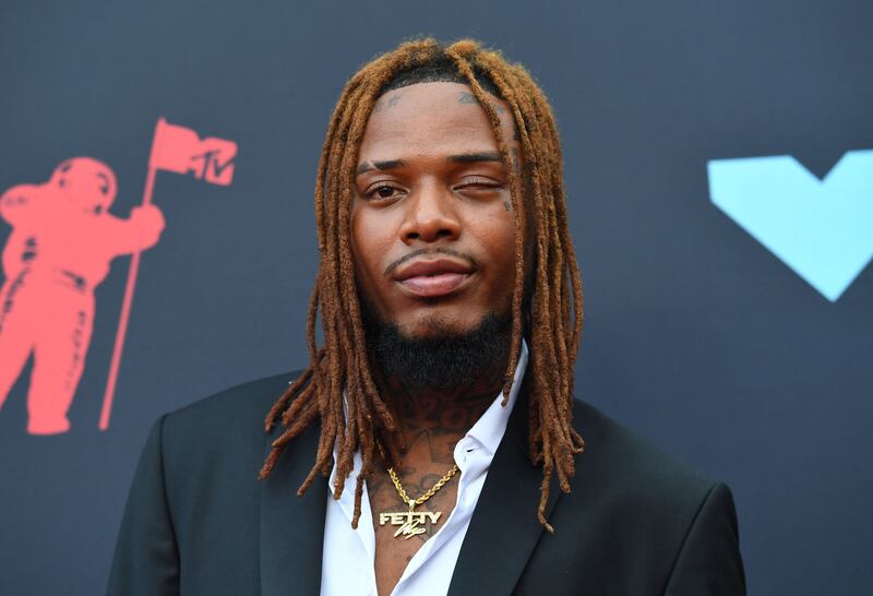 US rapper Fetty Wap at the 2019 MTV Video Music Awards. AFP