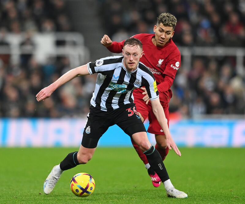 Sean Longstaff – 5. Had a tough day in the middle of the field. Struggled to track the runs of Bajcetic. Getty Images