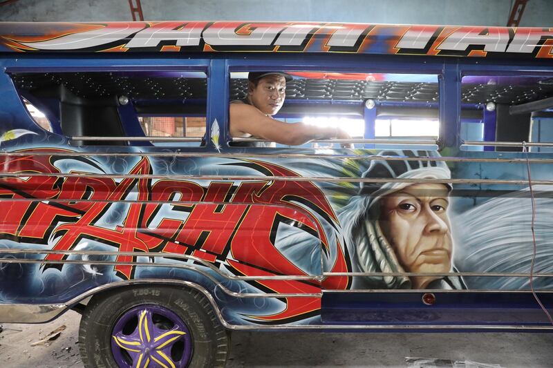 Jeepney commissions are few and far between now, he says. Jake Verzosa