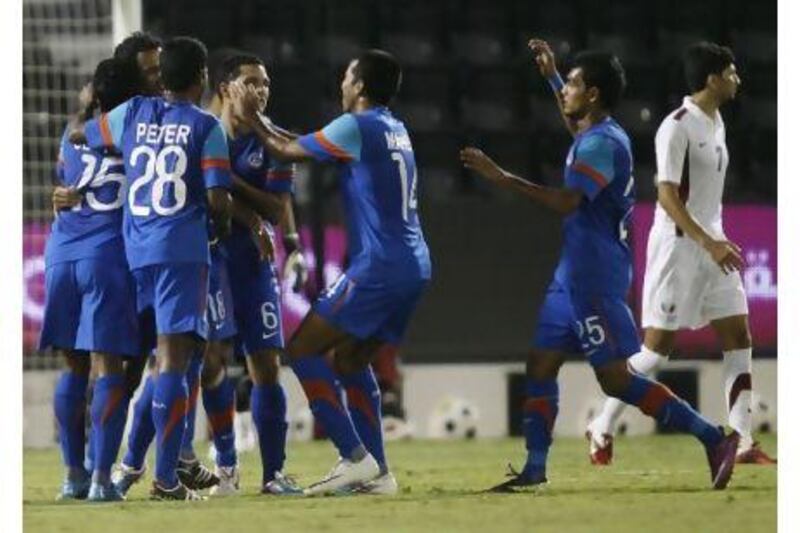 The Indian football team created a stir by beating Qatar in a friendly in Doha last week.