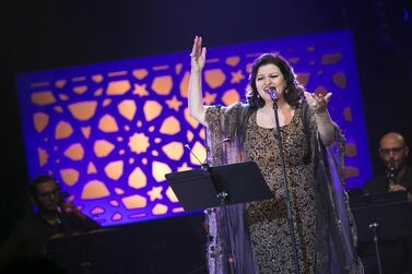 Lebanese poet and singer Jahida Wehbe stresses on the importance of safeguarding classic Arab music. Photo by Youness Hamiddine 