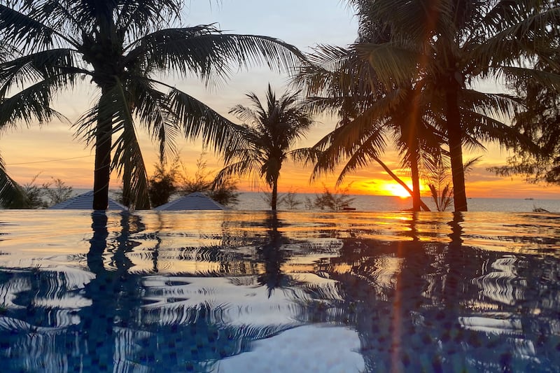 A sunset view from a resort in Phu Quoc island, Vietnam. Reuters
