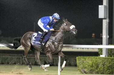 Dane O'Neill will ride Taamol in Jebel Ali this weekend. Reem Mohammed / The National