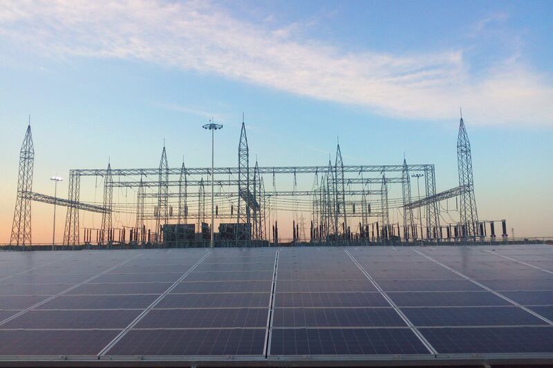 India’s Adani Group has launched a 648 megawatts solar project in the southern Indian state of Tamil Nadu. Courtesy ABB *** Local Caption ***  bz23se-india-solar-02.jpg