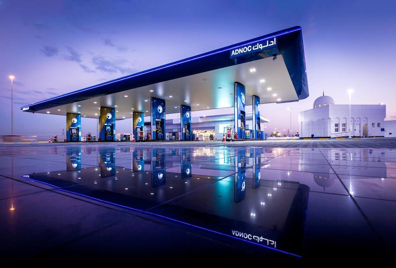 Adnoc Distribution's UAE network reached 389 retail fuel stations as of 31 March 2020, including ten fuel stations in Dubai. The company also operates in Saudi Arabia. Courtesy Adnoc Distribution