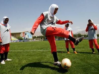 Players of Iran’s women football team were not allowed to play in a 2012 Olympic qualifier for refusing to remove their hijabs.