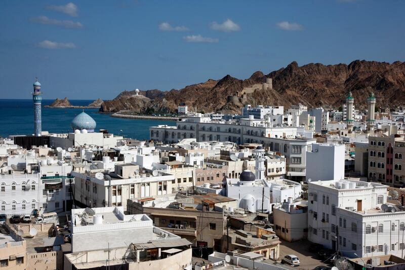 22 Jan 2009, Oman --- View of the harbor, waterfront and skyline of Mutrah in Muscat, the capital of the sultanate of Oman. --- Image by © Jochen Tack/arabianEye/Corbis