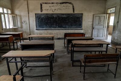 Classrooms for teenage girls have been empty for more than 300 days in Kabul. AP
