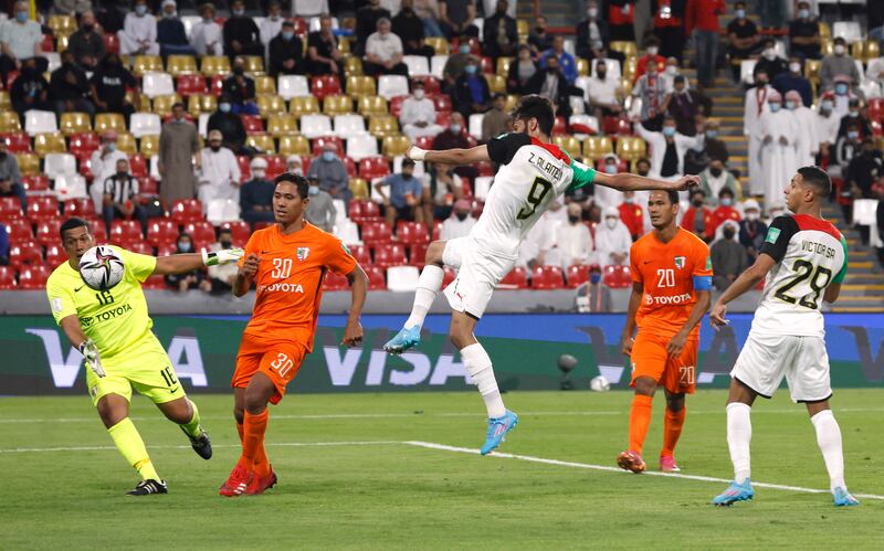 Zayed Al Ameri opens the scoring for Al Jazira. Reuters