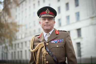 Chief of Defence Staff General Sir Nick Carter outside the MOD headquarters in Westminster, London. Getty Images