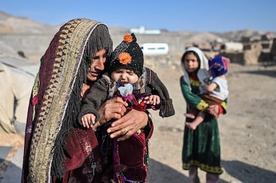 The UN's children's agency Unicef estimates that some 3.2 million Afghan children under the age of five will suffer from malnutrition this winter. AFP