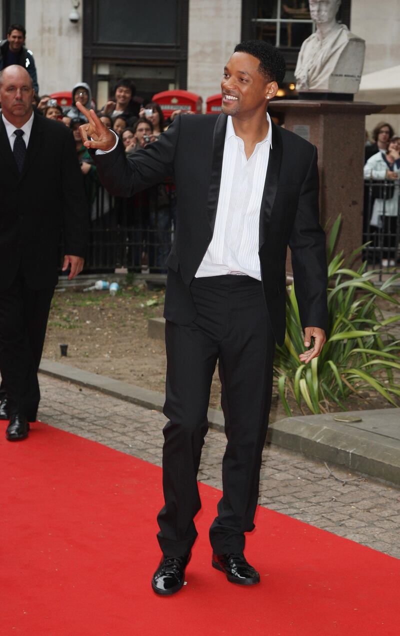 LONDON - JUNE 18:  Actor Will Smith arrives at the Hancock Premiere at Vue Cinema in Leicester Square on June 18, 2008 in London, England.  (Photo by Gareth Cattermole/Getty Images)