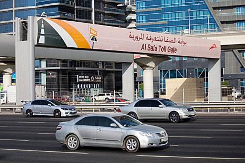 Dubai's RTA will be removing the Dh24 toll limit in their Salik system. Sarah Dea / The National