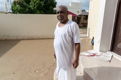 Resident Jumaa Salam Al Mesmari was affected by the flooding in Fujairah city. Antonie Robertson / The National
