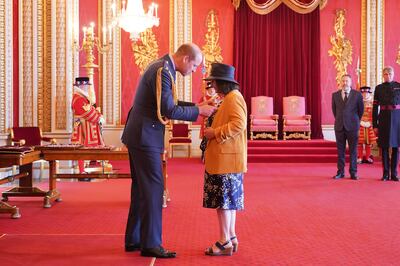 Figen Murray was made an OBE (Officer of the Order of the British Empire) by Prince William at Buckingham Palace in June. PA