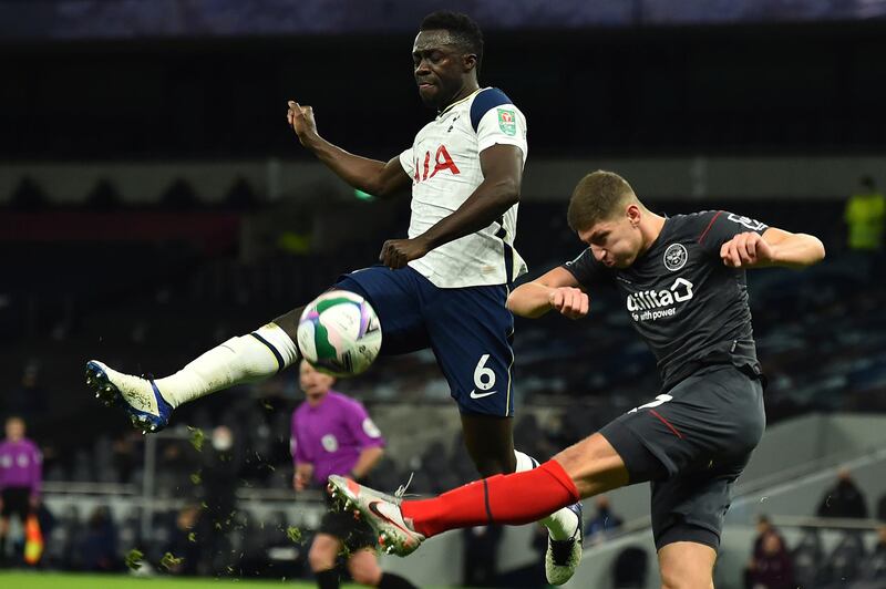 Davinson Sanchez 6 – Was usually in the right place at the right time, winning his headers and doing enough to keep Toney quiet. He made a good block at the start of the second half to deny Canos, but was bailed out by Aurier when, moments later, he first failed to clear and then almost gave away a penalty. AP