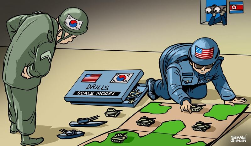 Shadi's take on the US-South Korea joint military drills