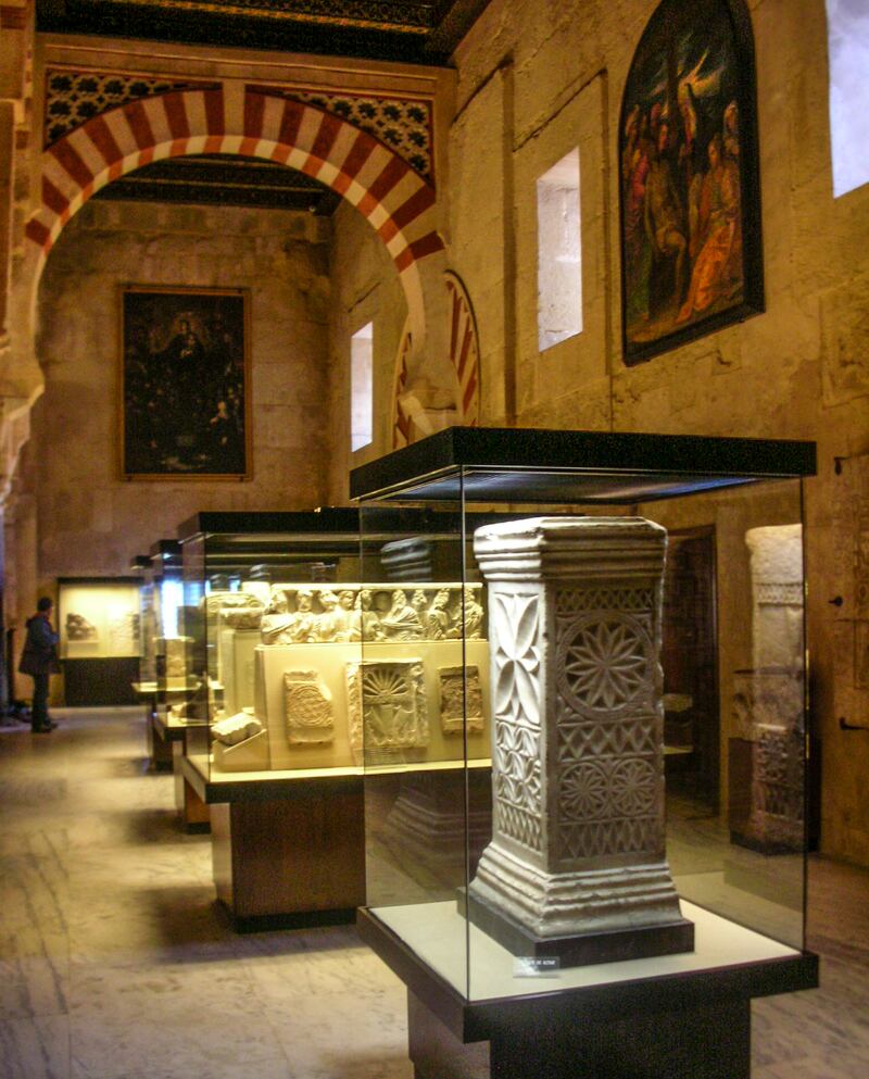 An interior view of La Mezquita, Cordoba 