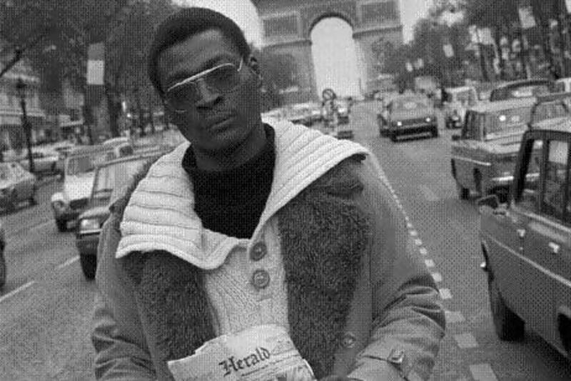 The American Roger Holder, of North Carolina, on the Champs-Élysées in Paris on May 7, 1977. The veteran of the Vietnam War hijacked a jetliner from the US to Algeria in 1972. During an interview, he said he was willing to return to the US to stand trial. AP Photo