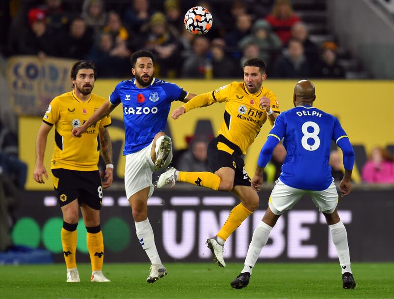 Andros Townsend - 6: Was marking Kilman for opening goal but brushed off by Wolves defender. Genuinely forgot he was playing in the first half, to be honest. Turned up after the break, though, and saw ca ross almost turned into his own net by Coady. Reuters