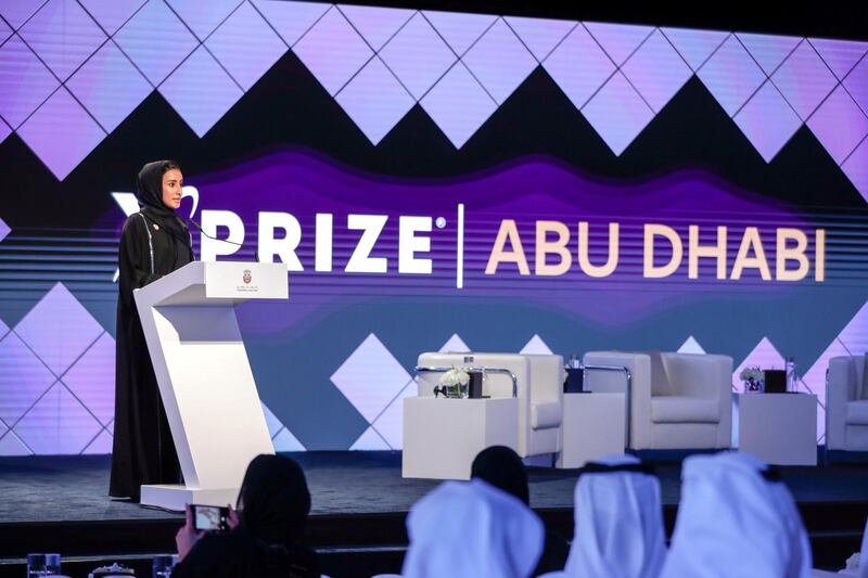 Abu Dhabi, United Arab Emirates, March 25, 2019.  -Ghadan 21 announcement 
of XPrize. -- Sara Musallam.   
Victor Besa/The National
Section:  NA
Reporter:  Kelly Warner