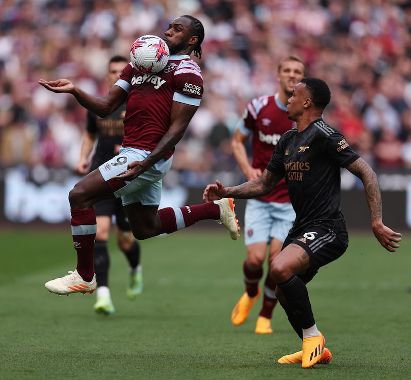Michail Antonio - 7. Caused problems for Arsenal defenders early in the game with his directness. Breathed a huge sigh of relief when Saka hit his spot kick wide after he had handled Martinelli’s shot to concede the penalty. Hit the crossbar with a glancing header in the last ten minutes. Getty