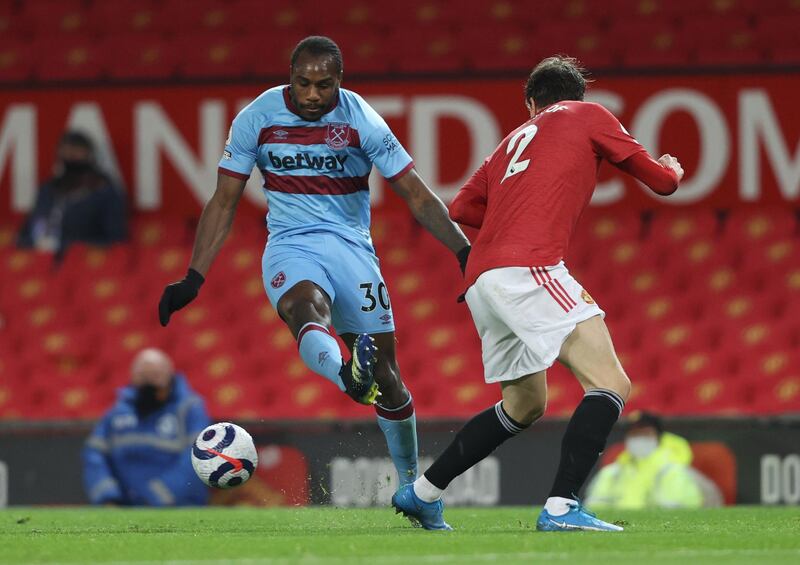 =12) Michail Antonio (West Ham United) five assists in 20 appearances. Reuters