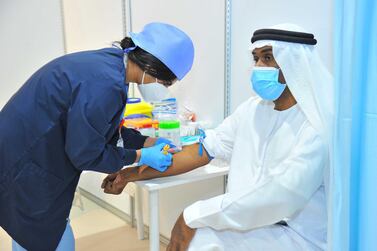 File Photo: Trials for a Covid-19 vaccine in Abu Dhabi are ongoing. Courtesy: Department of Health