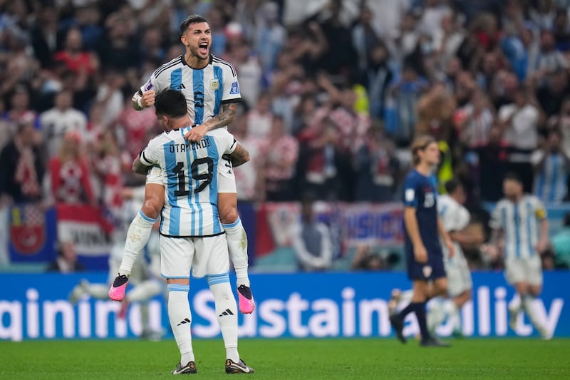 Leandro Paredes - 8. A first start since the opening game and initially up against it as Croatia dominated in the middle. Shot on target after 47. Solid alongside Fernandez. AP